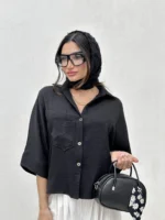 شومیز جیب دوبل b زنانه - Image 3