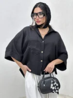 شومیز جیب دوبل b زنانه - Image 10