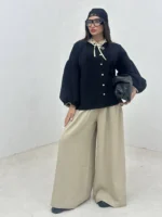 شومیز دکمه ریز زنانه - Image 10