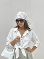 شومیز لینن الوندی - Image 3