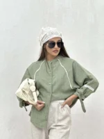 شومیز مانتویی خرجکار - Image 20