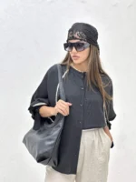 شومیز مانتویی خرجکار - Image 11
