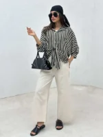 شومیز مراکشی جلو پاپیون زنانه - Image 16