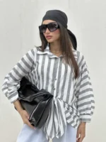 شومیز مراکشی جلو پاپیون زنانه - Image 4