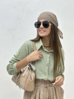 شومیز پارچه مراکشی الوندی - Image 8