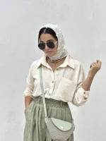 شومیز پارچه مراکشی الوندی - Image 10