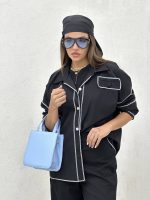 شومیز مانتویی رودوزی - Image 2