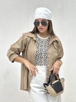 شومیز مانتویی رودوزی - Image 5