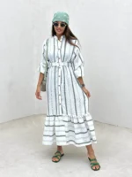 کفتان مینیمال چین دار جلو - Image 13