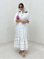 کفتان مینیمال چین دار جلو - Image 9