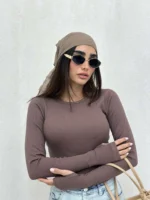 بادی آستین بلند کبریتی زنانه - Image 10