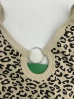 تاپ کراپ دوبنده حلقه دار زنانه - Image 6