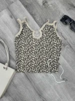 تاپ کراپ دوبنده حلقه دار زنانه - Image 5