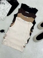 تیشرت بغل زنجیری زنانه - Image 6