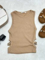 تیشرت بغل زنجیری زنانه - Image 5