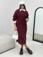دو تیکه کراپ و دامن جودون زنانه - Image 14