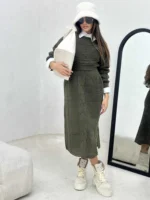 دو تیکه کراپ و دامن جودون زنانه - Image 11