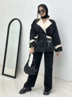 کت جیب گلدوزی زنانه - Image 4