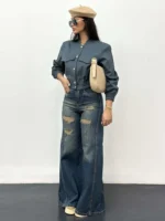 بامبر راه راه فاستونی زنانه - Image 7