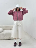 بامبر راکت پارچه جناقی کد 366 زنانه - Image 19