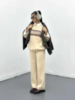 دوتیکه بافت طرح لوزی زنانه - Image 18