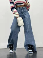شلوار جین شافل G زنانه - Image 17