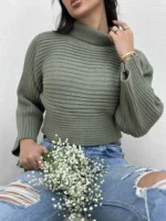 کراپ بافت یقه اسکی h زنانه - Image 7