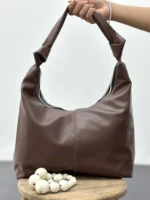 کیف چرم بند گره ای زنانه