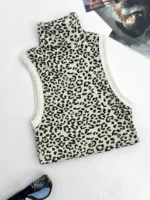 تاپ یقه اسکی پلنگی کد 14191 - Image 4