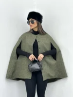 شنل پارچه کشمیر زنانه - Image 12