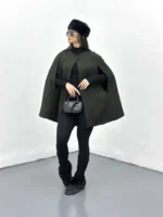 شنل پارچه کشمیر زنانه - Image 18