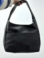 کیف چرم جلو جیب دسته پهن زنانه - Image 2