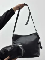 کیف چرم منگوله دار زنانه