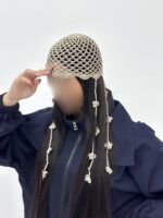 توربان آویز گلدار زنانه - Image 12