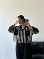 دوتیکه کراپ و بلوز زنانه