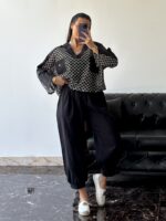 دوتیکه کراپ و بلوز زنانه - Image 7