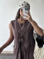 دوتیکه ژیله و شلوار هشتی زنانه - Image 6