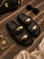 صندل دوبند دو حباب زنانه - Image 4