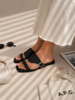 صندل بند پهن سگکدار زنانه