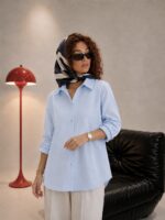 شومیز پشت گره M زنانه - Image 9