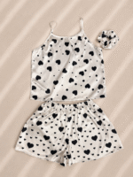 ست دوتیکه تاپ و شلوارک زنانه - Image 20