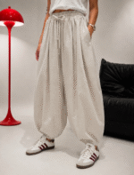 شلوار فول خمره ای زنانه