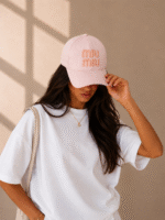 کلاه کتان miu miu - Image 3
