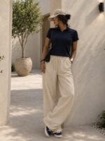تیشرت زیپ مخفی زنانه - Image 3