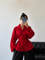 شومیز کمرپیل زنانه - Image 2