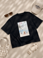 تیشرت پنبه دو نخ زنانه - Image 3