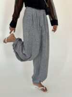 شلوار 4 خانه دمپا پیلی زنانه - Image 5