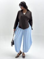 شلوار سند بادی آبشاری زنانه - Image 2