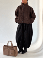 بارانی فول دکمه هالتری - Image 22