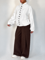 بارانی فول دکمه هالتری - Image 30